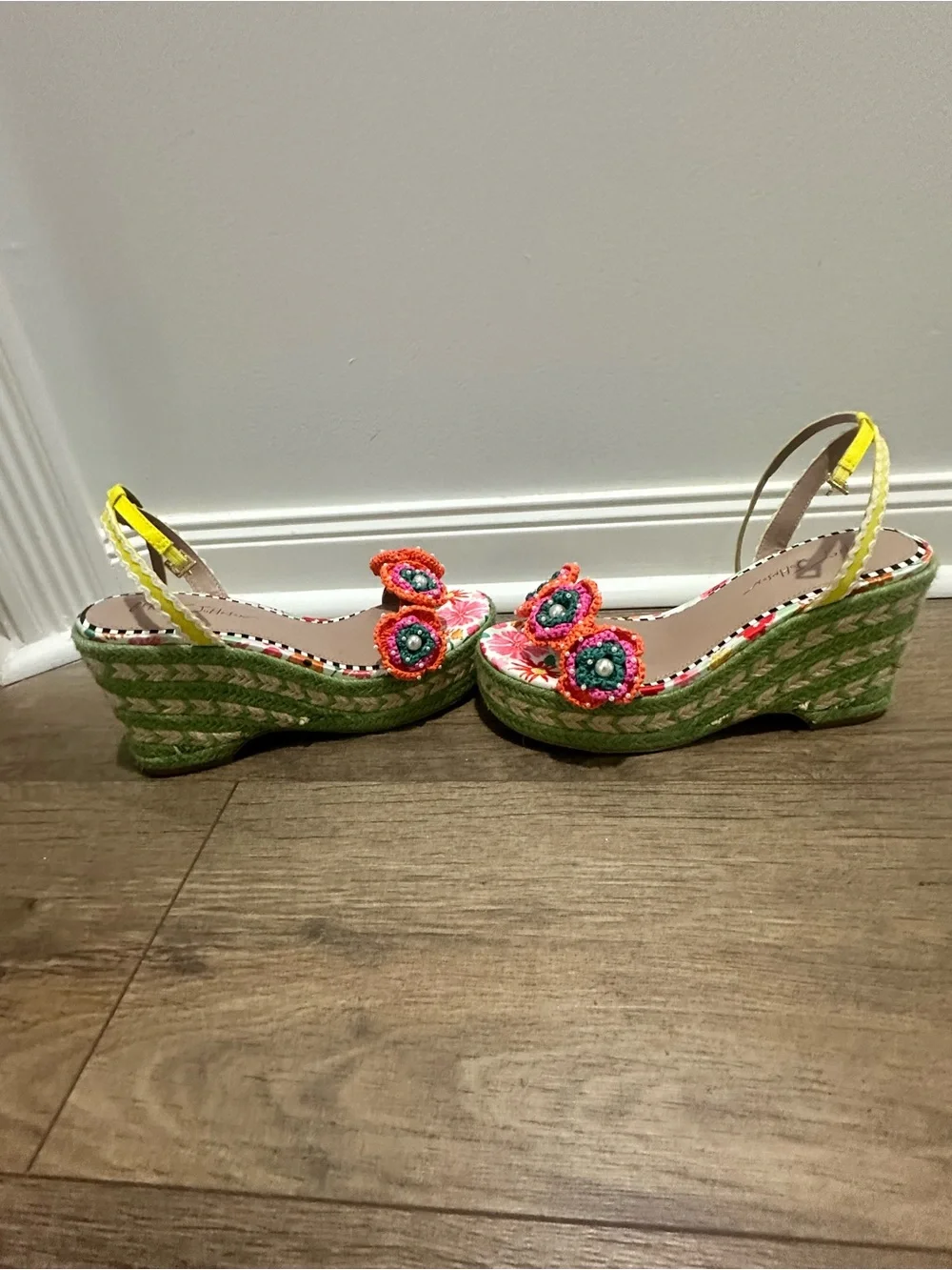 Betsey Johnson Women's Marabela Wedge Sandal Multicolored